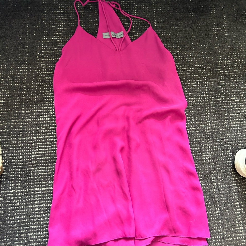 Super cute satin dress!!